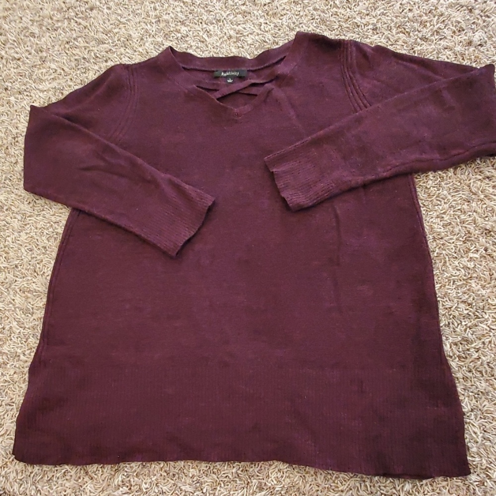 Dark Purple Relativity Sweater
